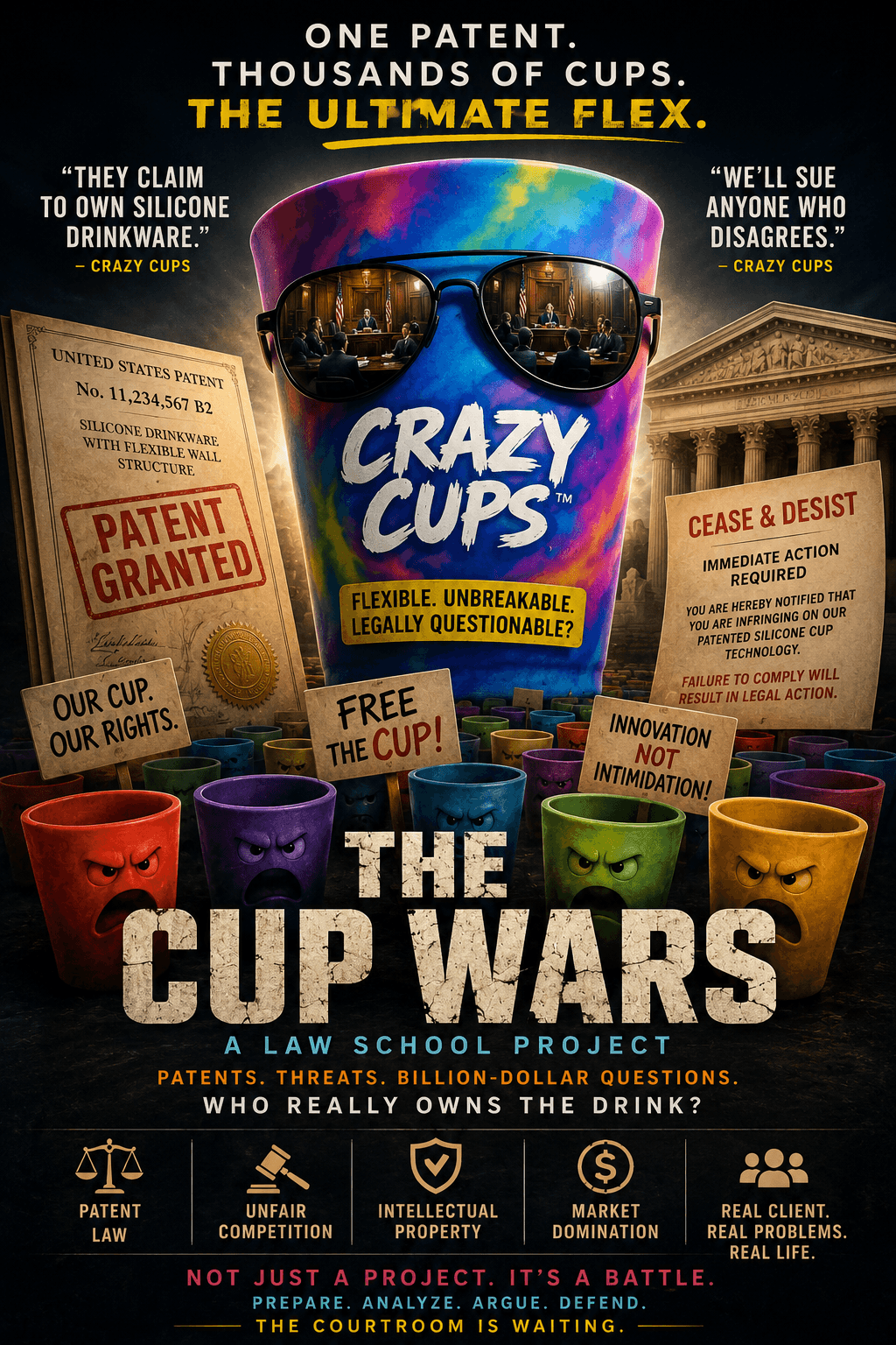 CRAZY CUPS: CAN YOU PATENT A SILICONE CUP?